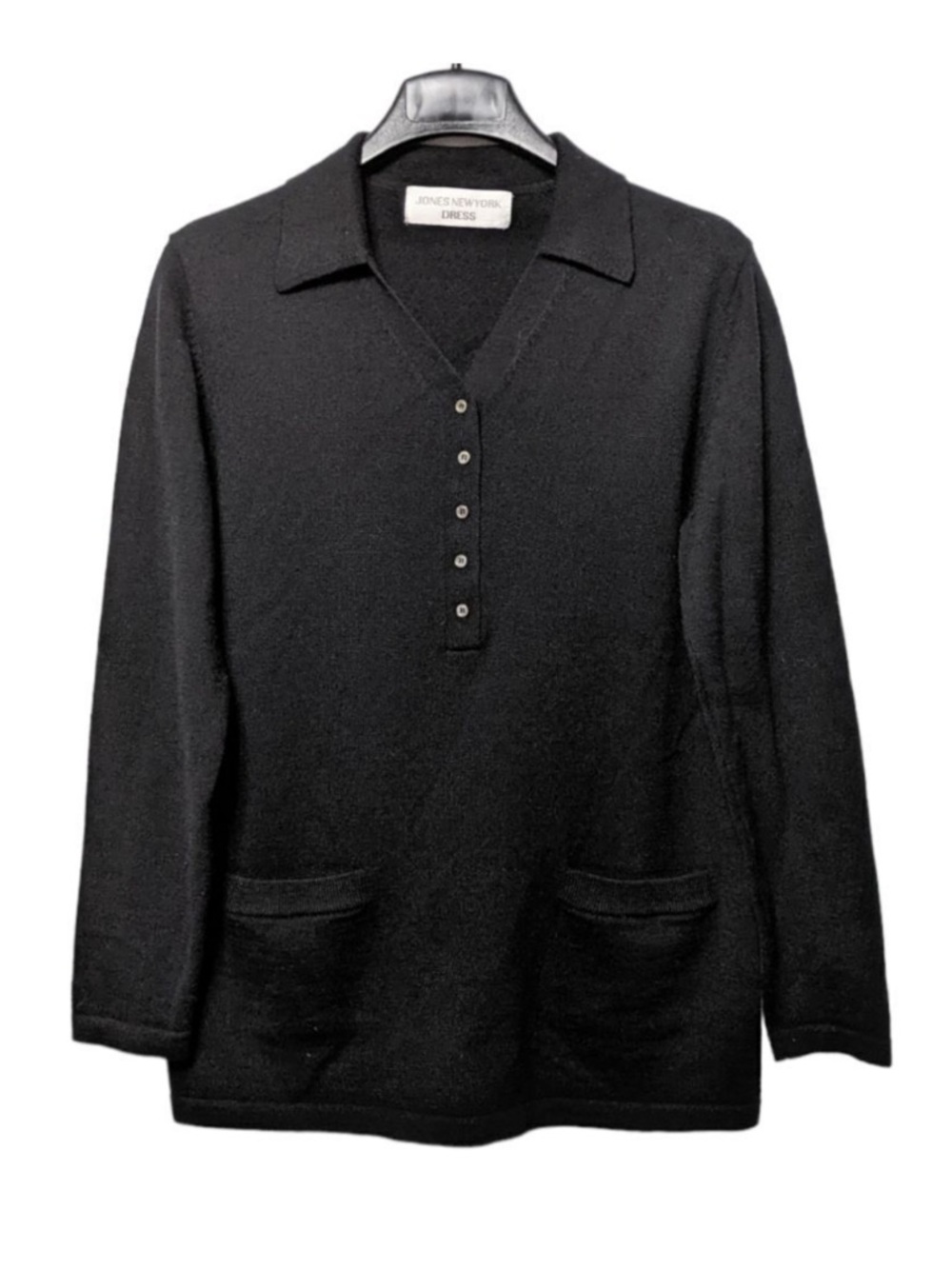 JONES NEW YORK Wool Collar Sweater M